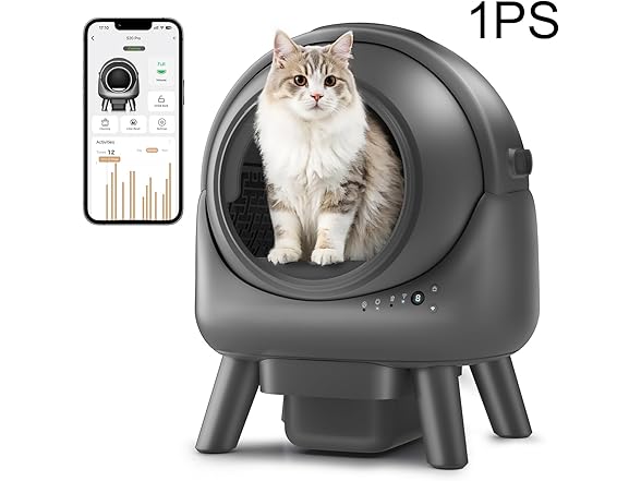 Qxpztk BC388725050083 self cleaning cat litter box