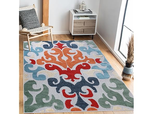 Superior Aldaine Indoor Outdoor Area Rug 4' x 6'