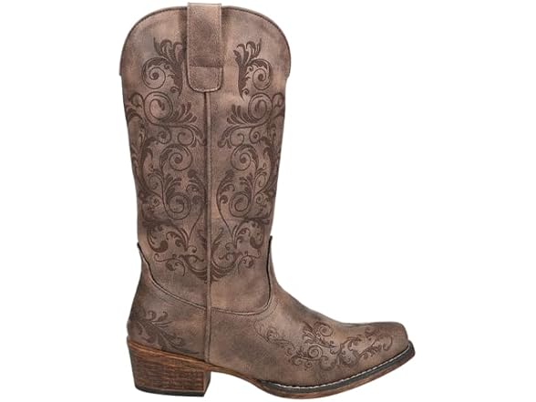 ROPER Womens Tall Stuff Embroidery Boots, 6.5 (Open Box)