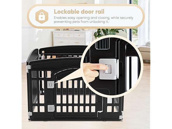 Simple Deluxe Plastic Pet Playpen
