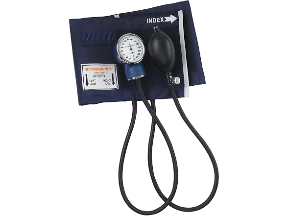 Mabis Aneroid Blood Pressure Monitor Blue