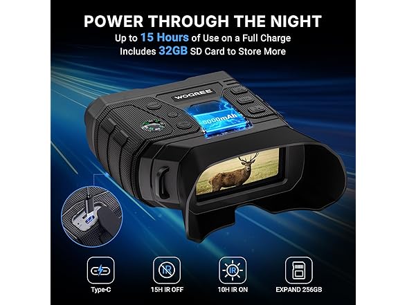 wogree 4K Night Vision Goggles | 1300FT