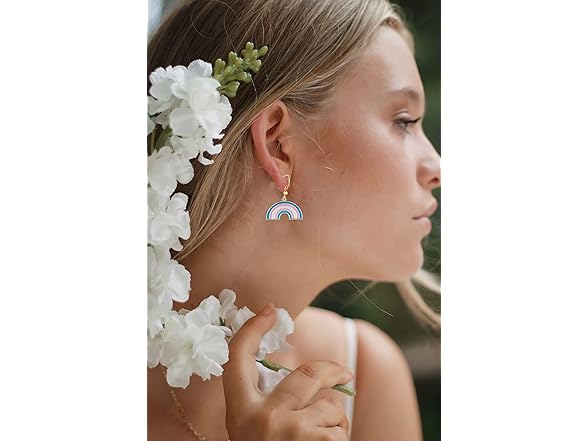COLDDOX Rainbow Shape Dangle Earrings