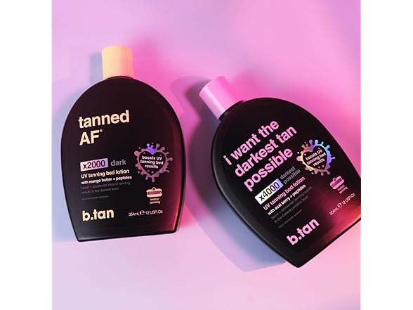 b.tan UV Tanning Bed Lotion