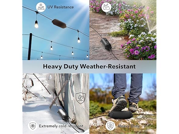 BN-LINK B0CX1K9XY4 [2 Pack] Outdoor Extension Cord Safety 