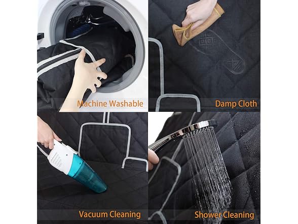 Petalage Waterproof Dog Car Seat Cover 56” x 50“