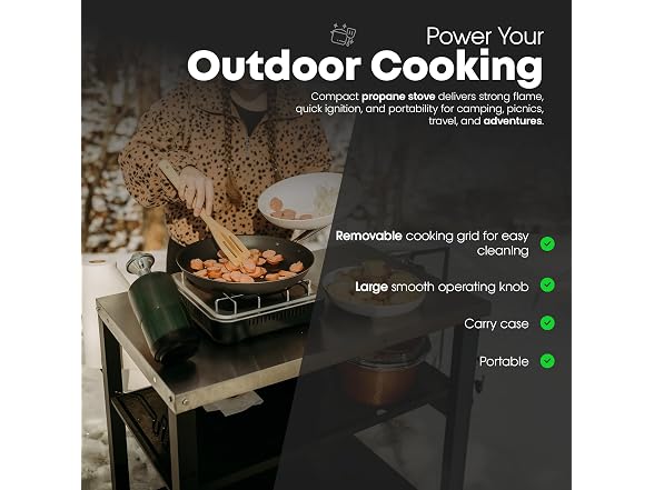 GasOne Single Propane Burner Camp Stove