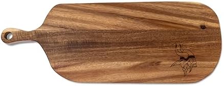 The Memory Company | Licensed NFL Acacia Paddle Serving Board,Minnesota Vikings