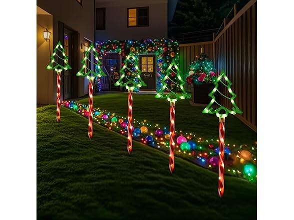 Generic 5pc Solar Pathway Lights