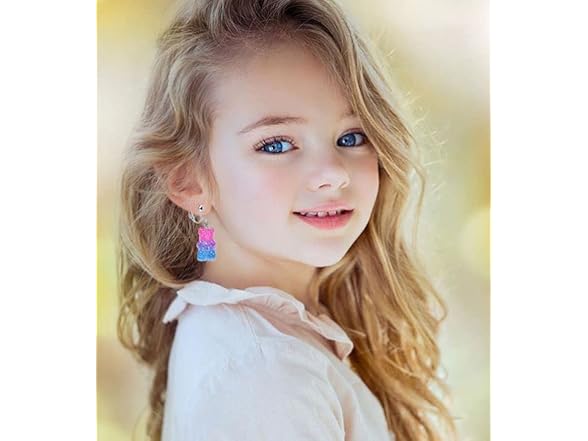 ModpideGummy Bear Clip on Earrings