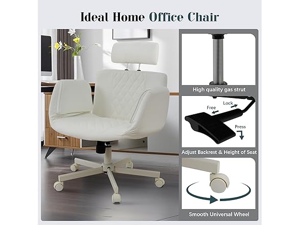 Azaeahom Wide Office Chair