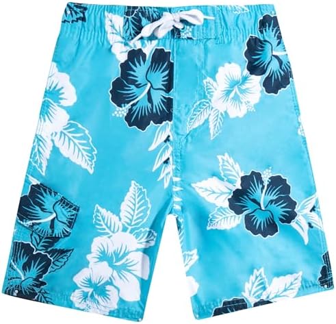 Kanu Surf Boys' Viper Quick Dry UPF 50+ Beach Swim Trunk, Miami Aqua, 3T