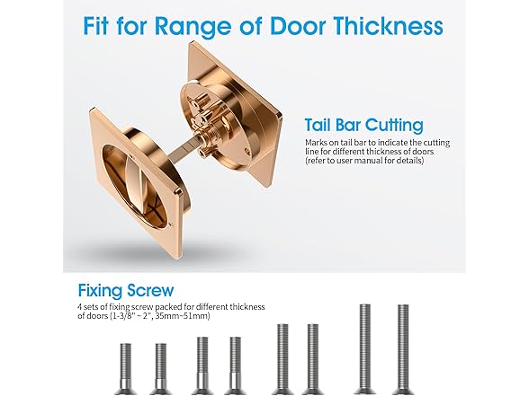 AST AST Square Pocket Door Lock with Edge P