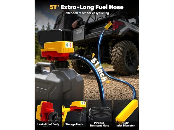 JEXTRAL Cordless Fuel Transfer Pump