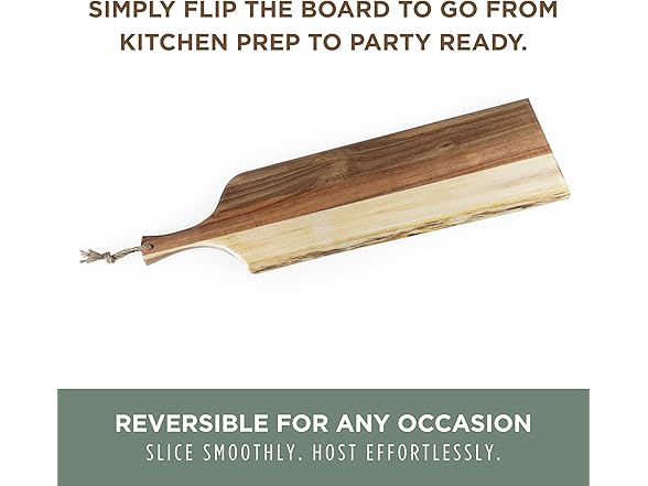 PICNIC TIME Artisan Set of 3 Acacia Charcuterie Board