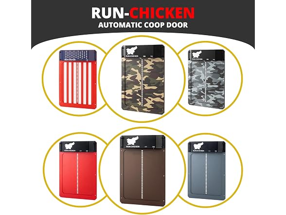 RUN-CHICKEN Door Automatic Chicken Coop Door