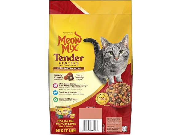 Meow Mix Tender Centers with Basted Bites