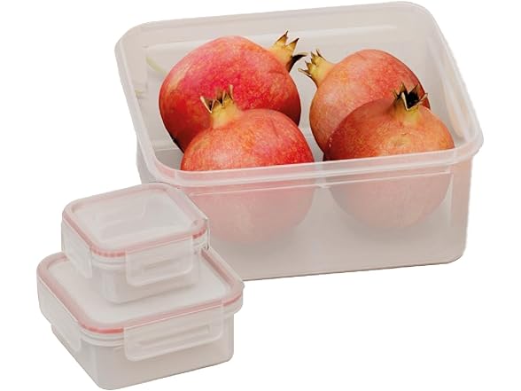 Clear Square Food Container Sets