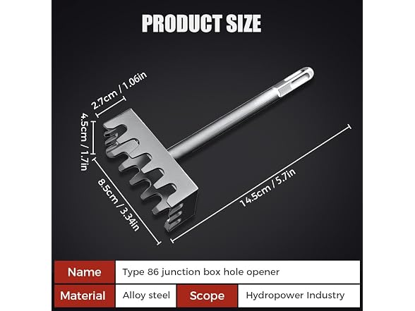 ANYSENT CON-09 Socket Hole Punch
