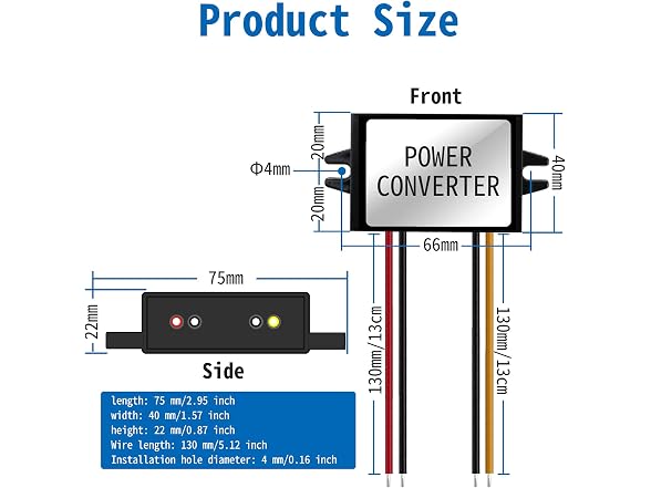 LOIYLLEN 12V/24V to 36V Step Up