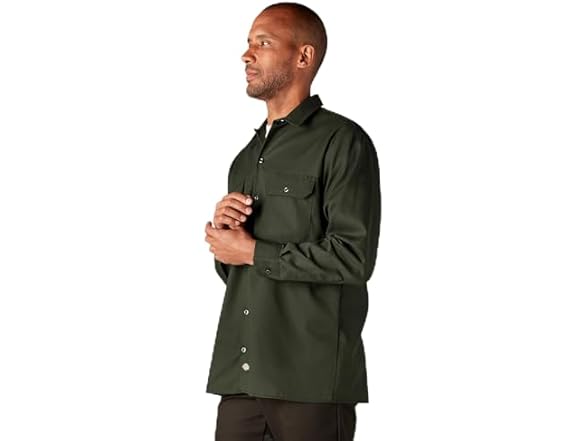 Dickies Work Shirt Olive (S)