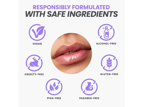 Wonderskin Lip Oil Rehab Serum Clear