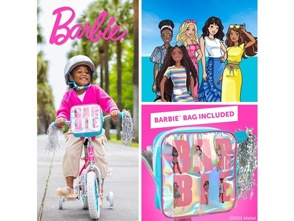 Dynacraft Barbie 12 Girls Bike for Kids