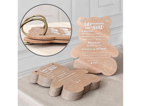 Kate Aspen Teddy Bear Advice Cards and