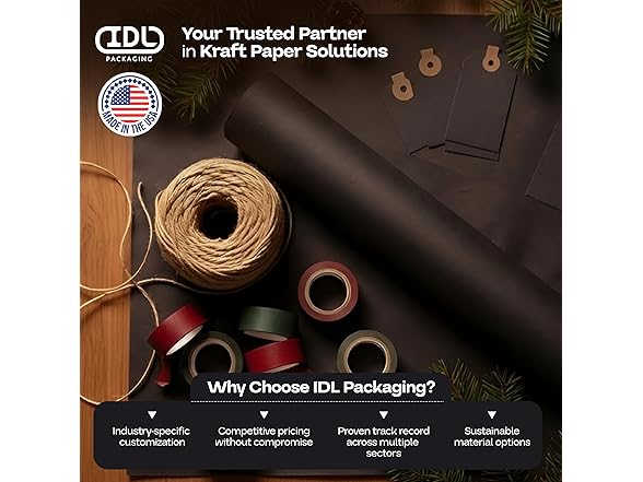 Clover Black Kraft Paper Roll 24" x 2160" (180