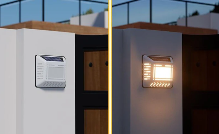 Solar LED Address Sign, White - Gallery 21