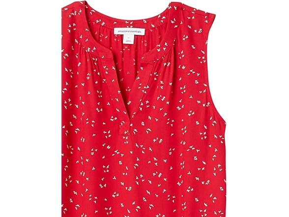 Amazon Essentials Womens Shirt Red (XS)
