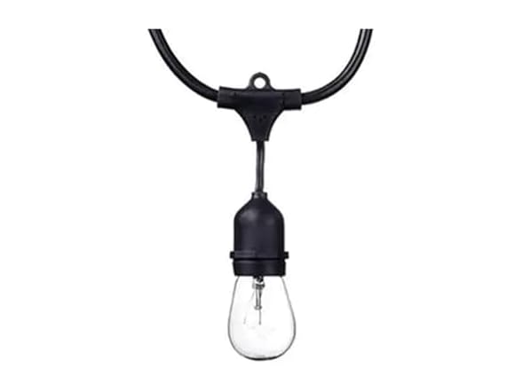Globe 24' S14 Dublin LED Vintage String 12 Bulb Set