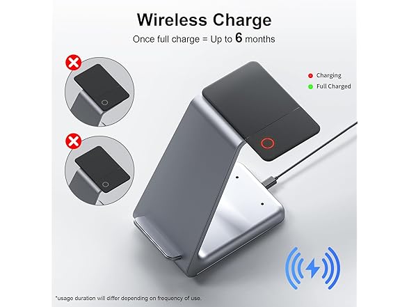 Jnconser Rechargeable Wallet Tracker Card