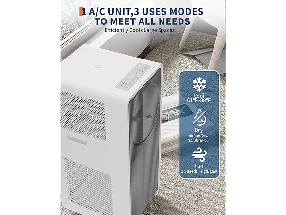 Vossfamul 14000 BTU Portable Air Conditioner