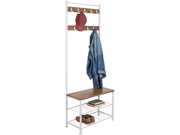 Honey-Can-Do Entryway Hall Tree with Bench