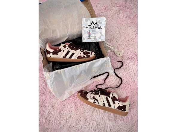 Adidas Womens Samba OG Cow Print