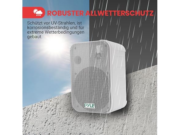 Pyle 6.5" Waterproof Outdoor Speakers (Pair)