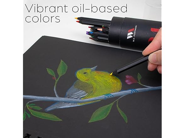 WA Portman 24pc Oil-Based Coloring Pencils