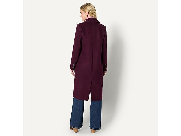 AE Womens Wool Blend Longline Coat