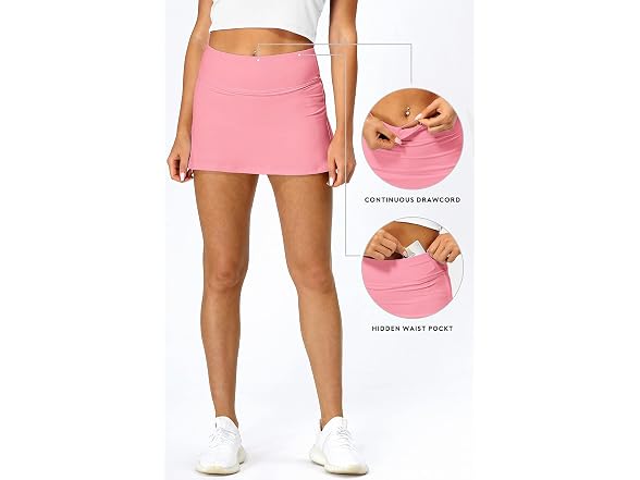 Icyzone Women (S) Athletic Tennis Skirts Shorts