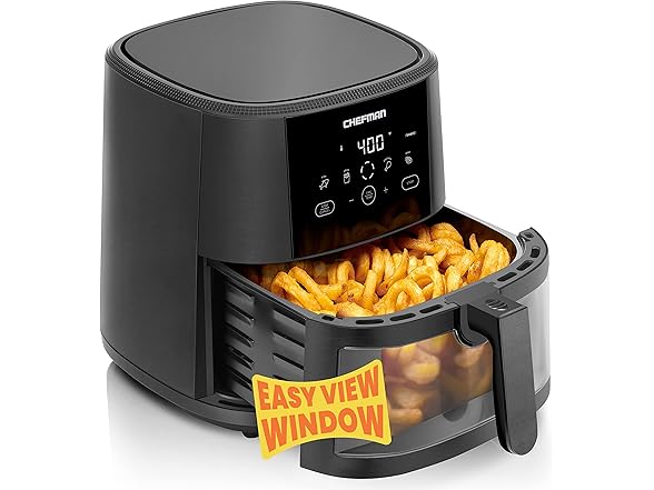 Chefman TurboTouch Easy View Air Fryer