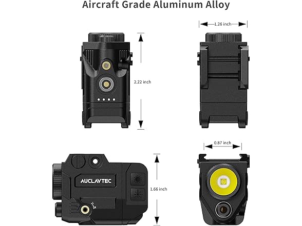 Tactical Flashlight with Laser Sight Combo