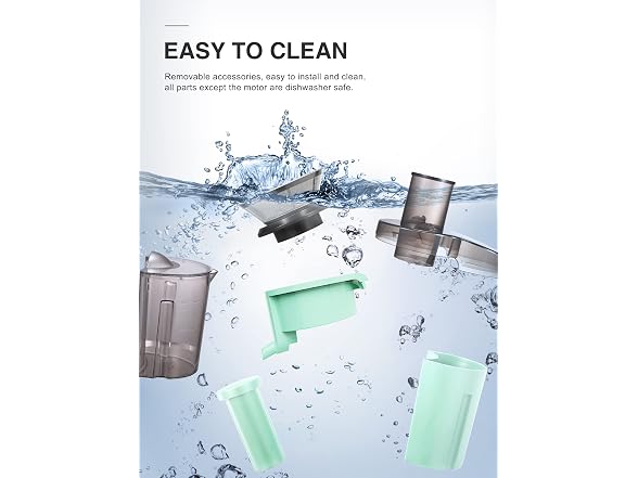 Qcen 500W Centrifugal Juicer Aqua