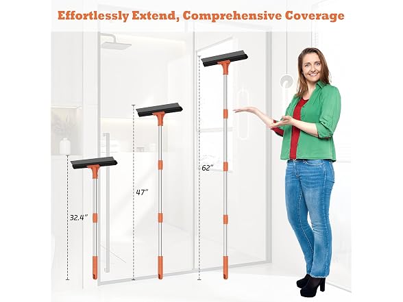Elapun 18in Heavy-Duty Floor Squeegee