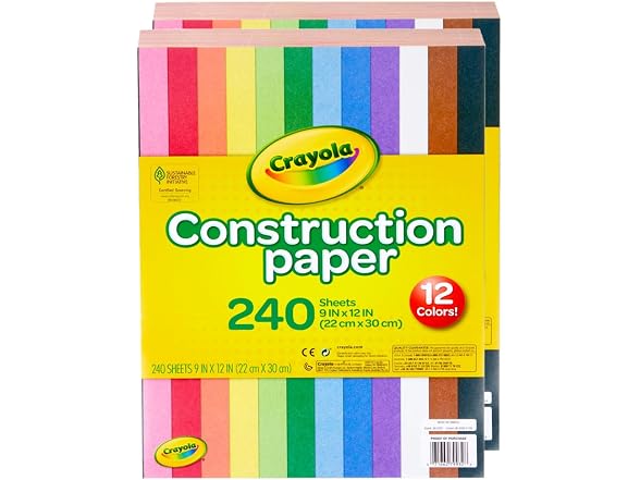 Crayola Construction Paper Bulk Pack