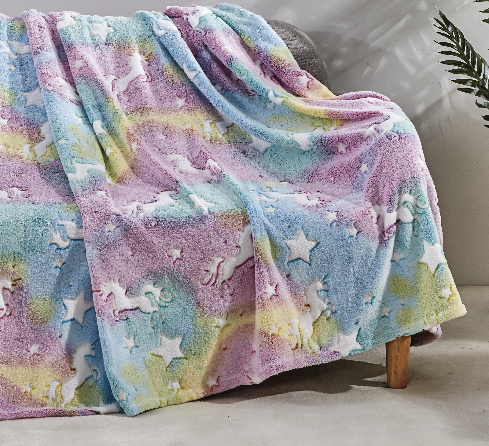 2Pk Glow In The Dark Throw Glow Unicorn - Gallery 6