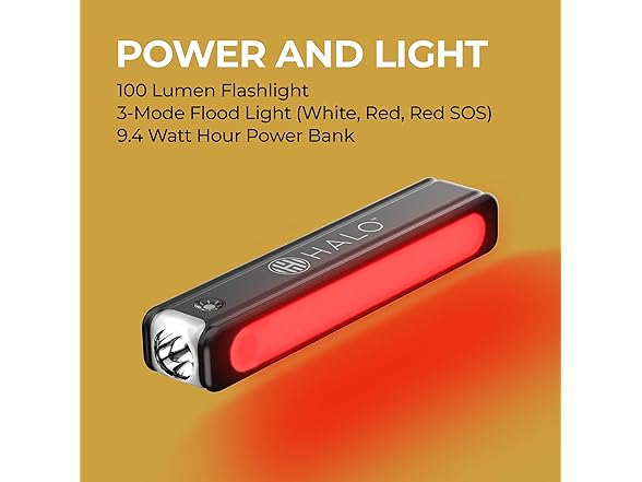 HALO Bolt PaL 1000 Portable Car Jump Starter w/USB-A & USB-C Charger Ports