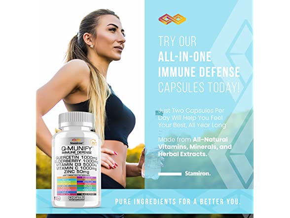 Quercetin, Zinc, Vitamin C, Supplement