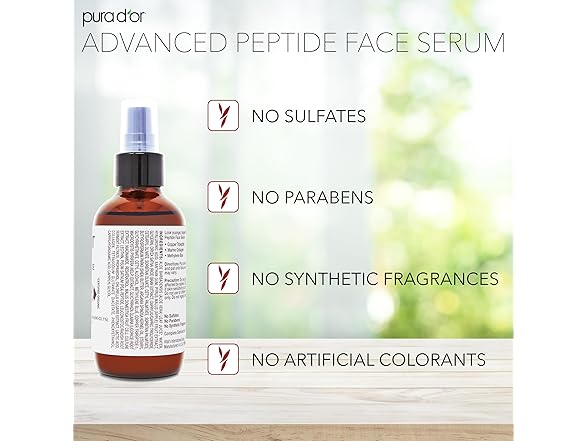PURA D'OR 3.3 Oz Advanced Peptide Serum