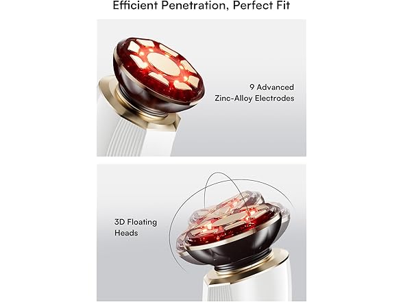 3-in-1 Red Light Skin Tightening Device- White